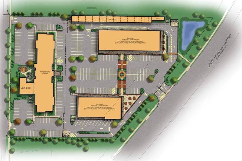 A development plan for a hotel