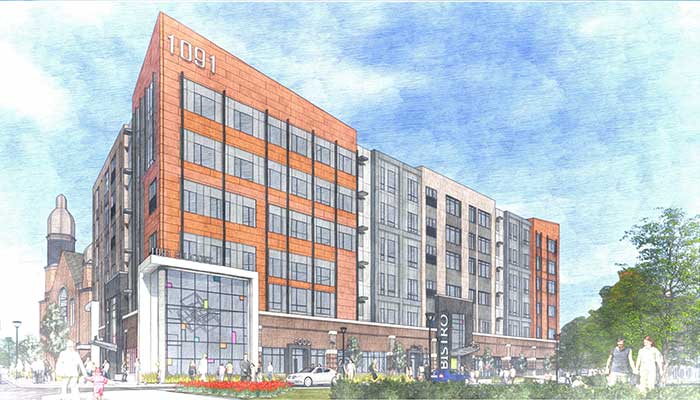 Rendering of 1091 Main Street