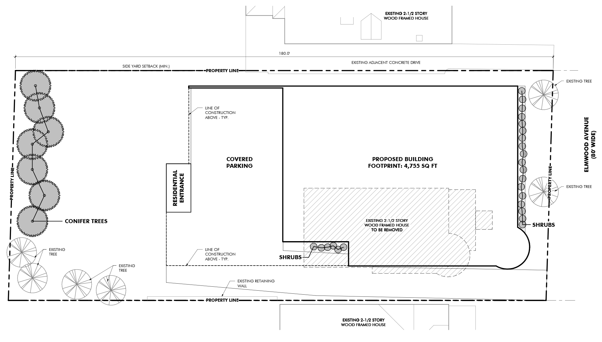 880 Elmwood Landscape Plan