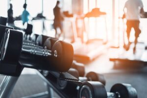 Gym equipment for working out 