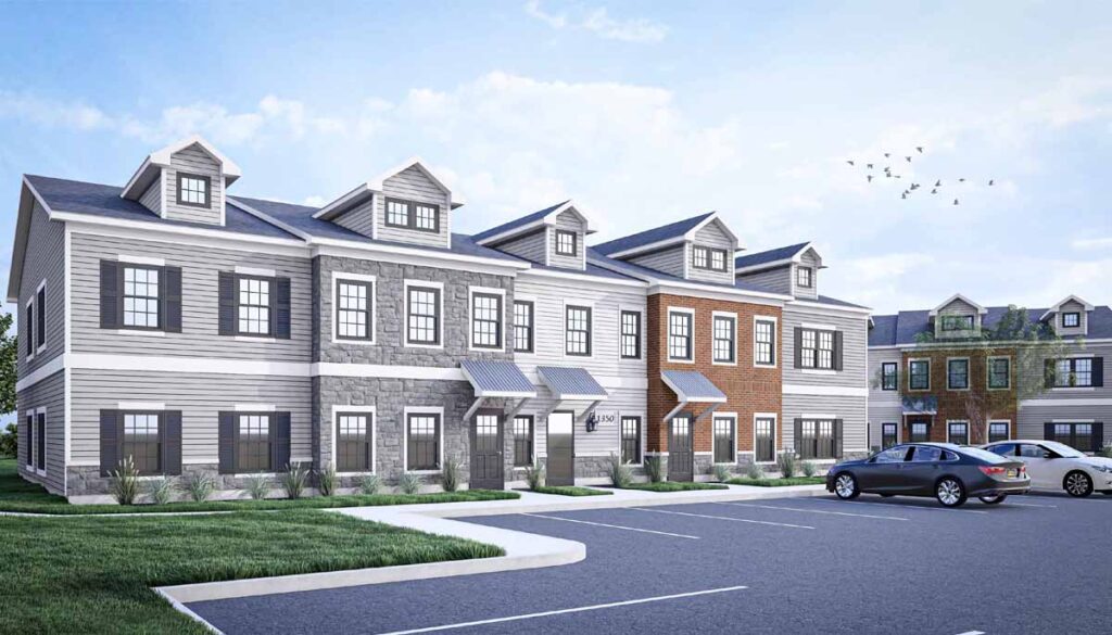 1350 Eggert Road Townhomes Ellicott Development