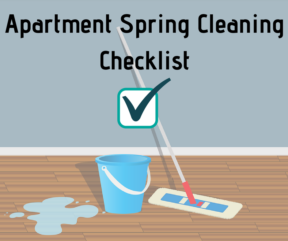 apartment spring cleaning checklist