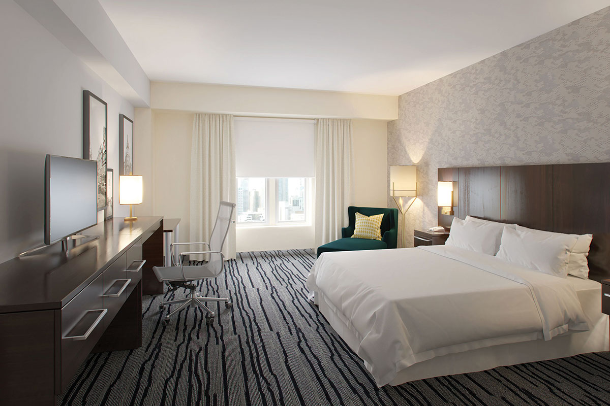 Mosey Hotel Guest Room Rendering