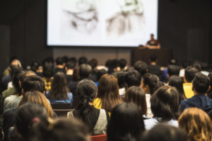 Audience attending conference