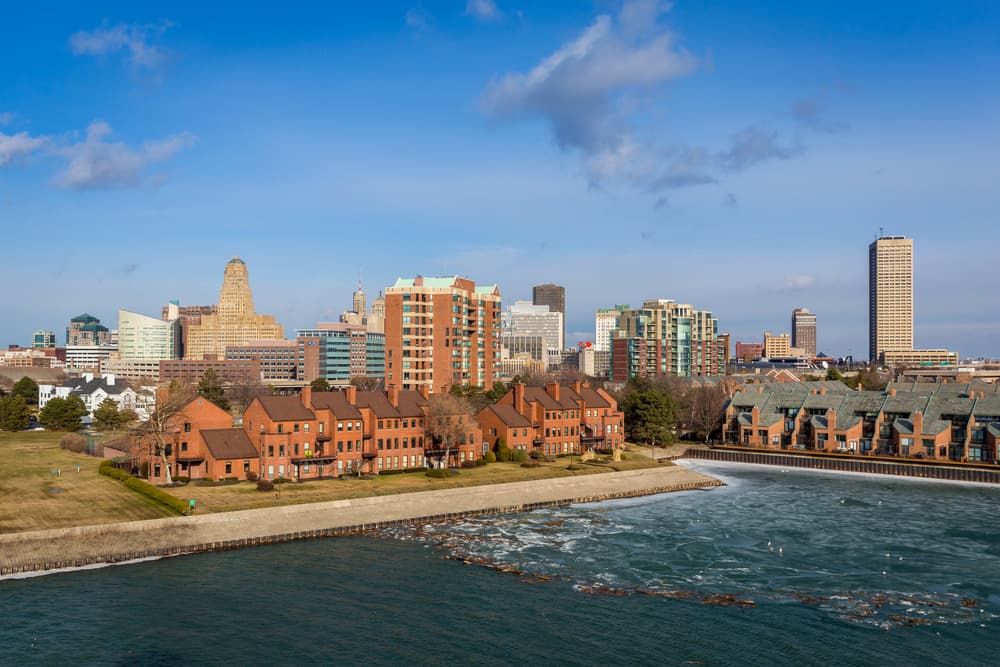 Skyline view of Buffalo New York