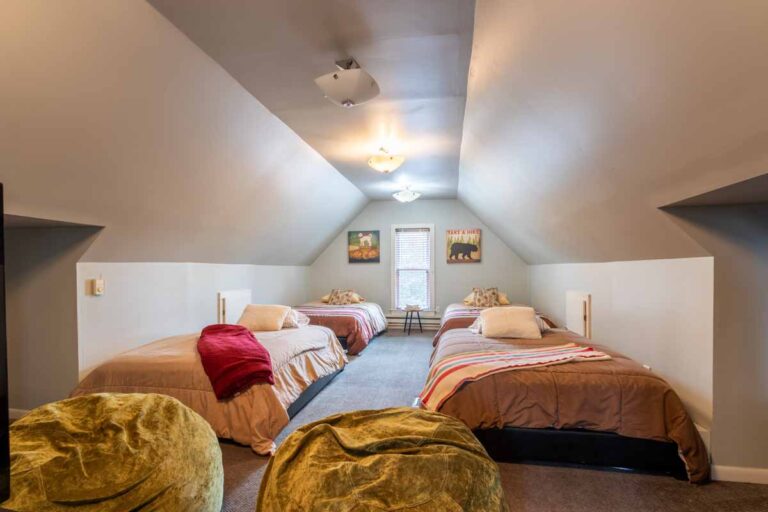 The Wolf’s Den Attic Bedroom The Wolf’s Den Attic Bedroom